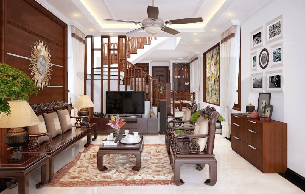 Không gian dưới cầu thang cũng có thể được tận dụng một cách sáng tạo