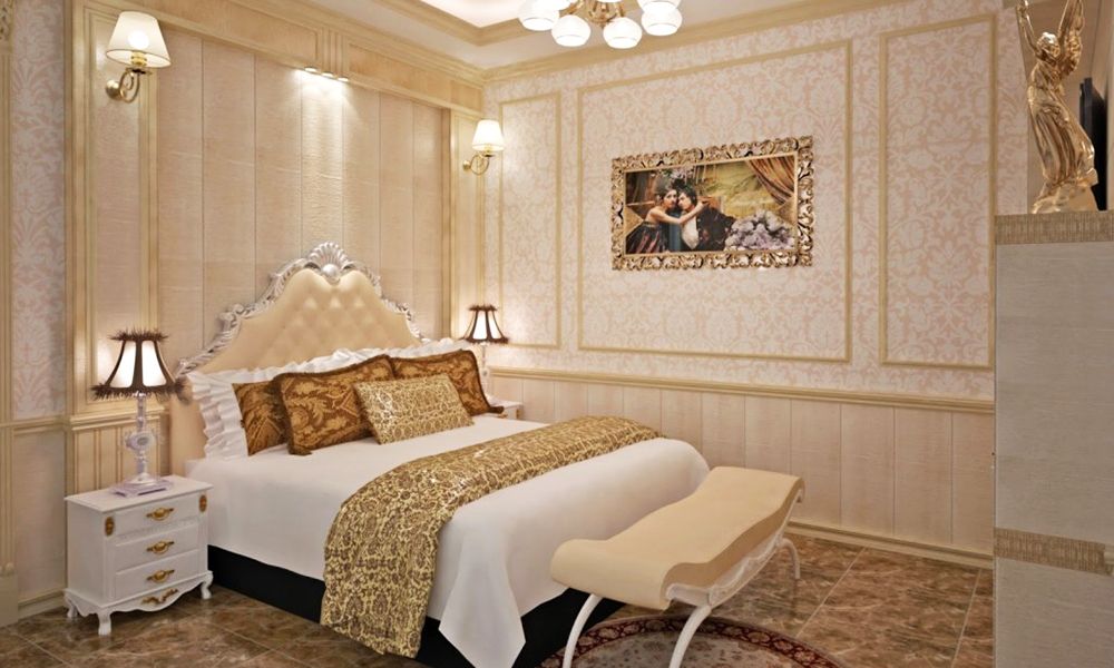 Đặt ảnh cưới trong okking làm tăng tính lãng mạn