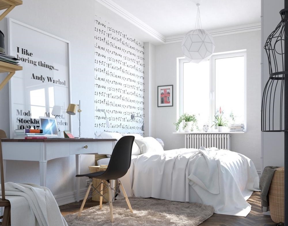 Kích thước cửa sổ okking vừa phải, cân đối