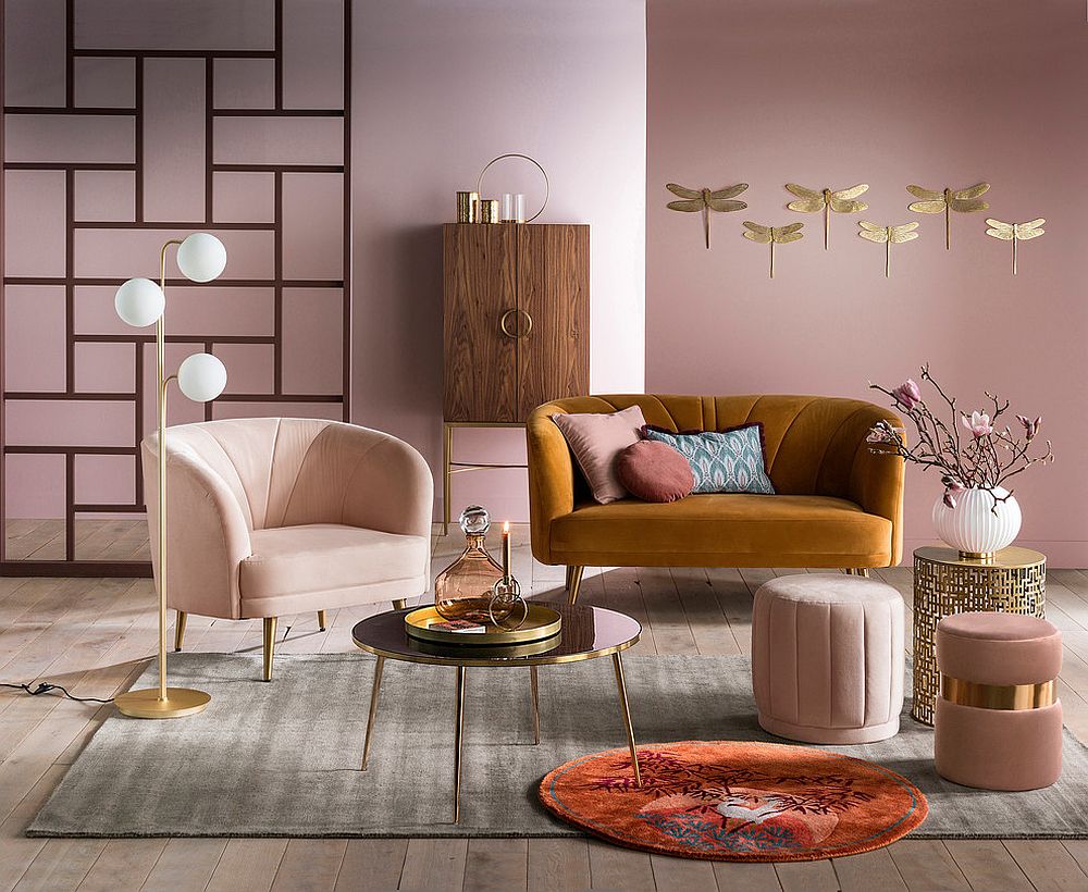 Màu hồng pastel như hồng nhạt, hồng phấn hoặc hồng pêche thường tạo cảm giác nhẹ nhàng và dễ dàng kết hợp với các màu khác