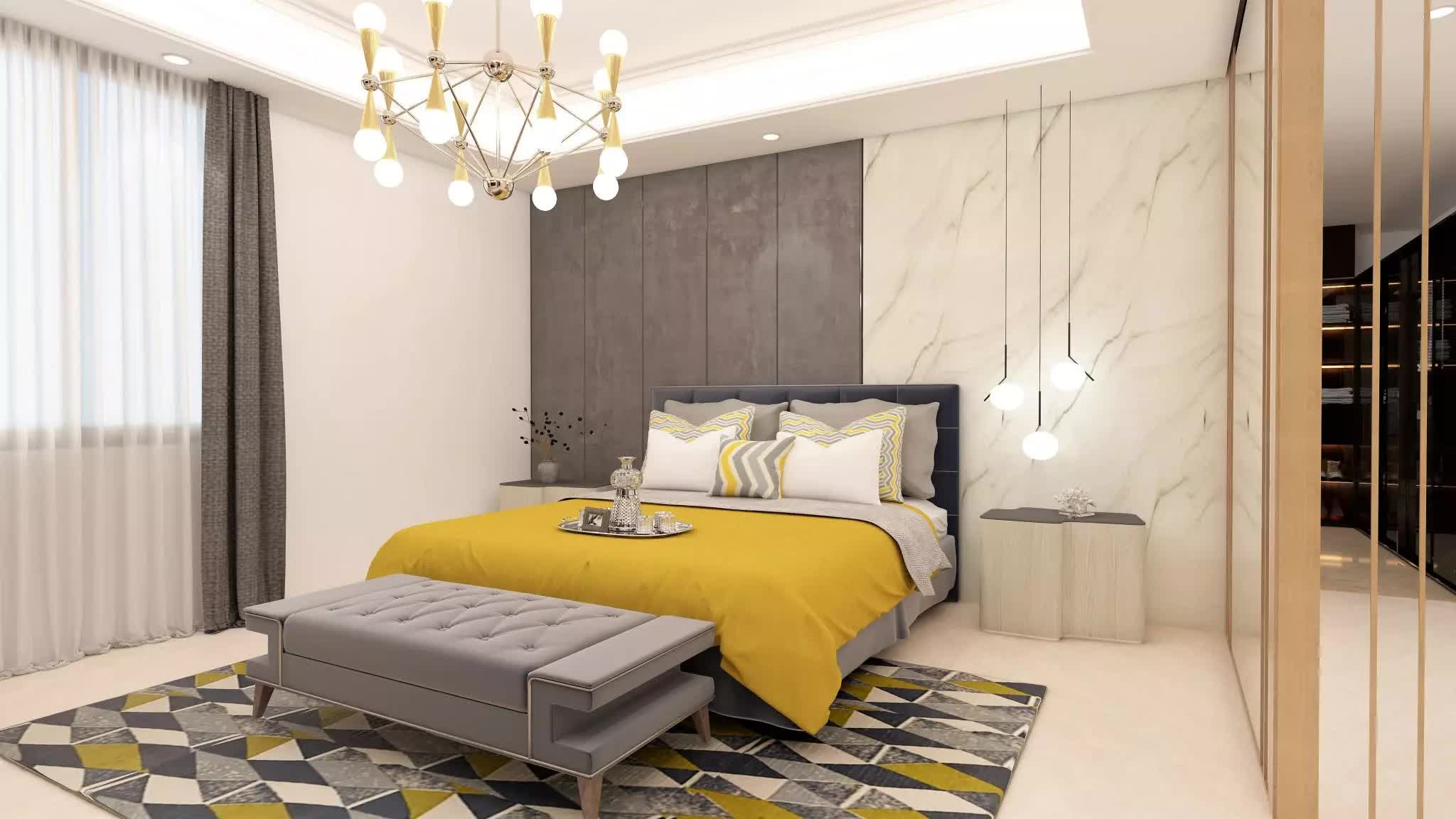 Chất liệu và màu sắc của giường nên phù hợp với m.okking39 trang trí của okking