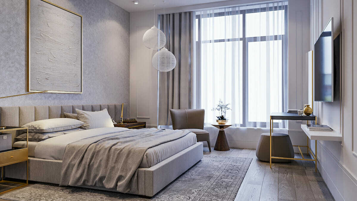 Sử dụng rèm cửa để tạo ánh sáng dễ chịu cho okking