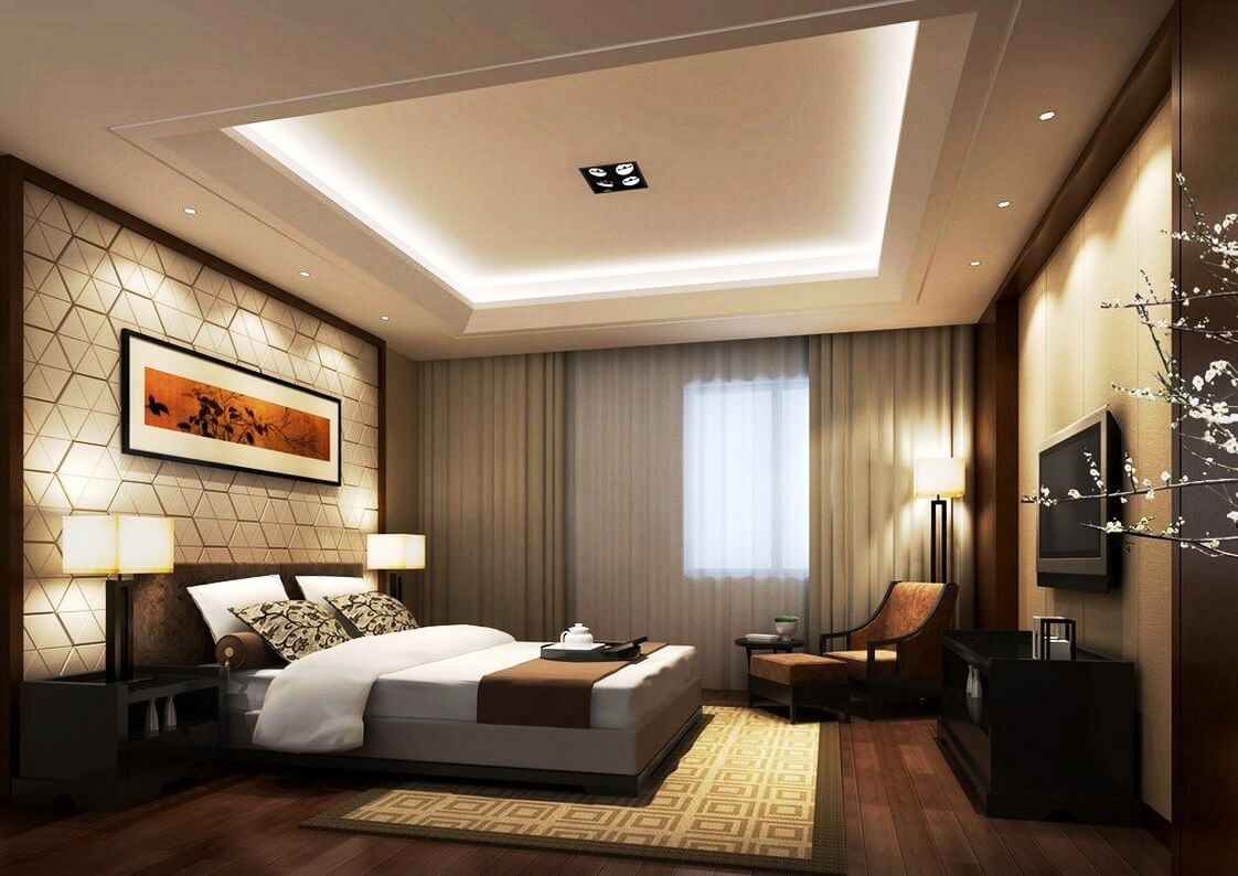 Cài đặt đèn LED trên trần để tạo ánh sáng mềm và đồng đều