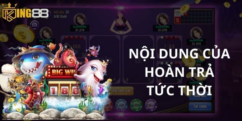 Nội dung của hoàn trả tức thời