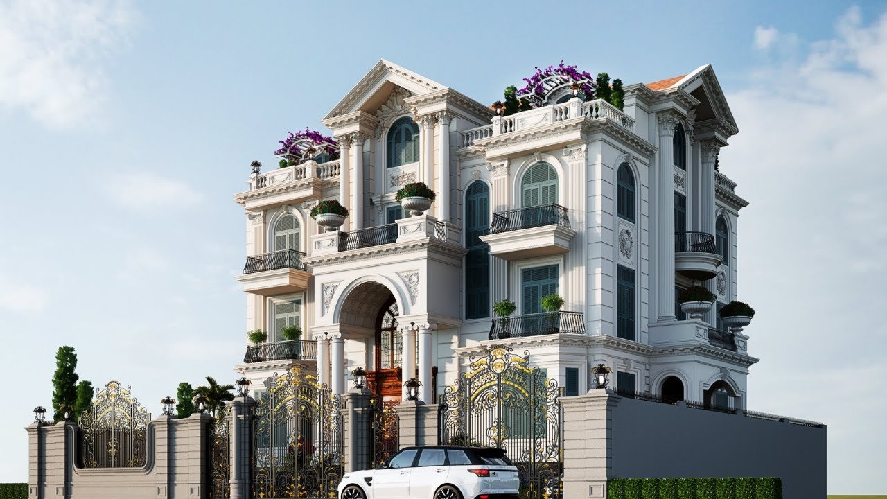 Biệt thự tân cổ điển đẳng cấp (Nguồn Sưu tầm)