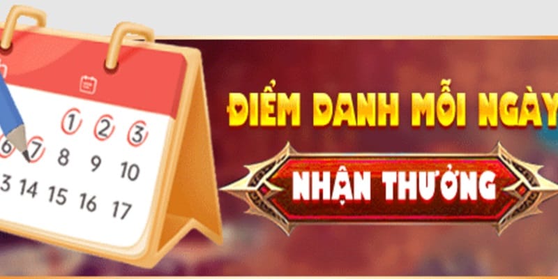 Cách nhận thưởng từ chương trình điểm danh