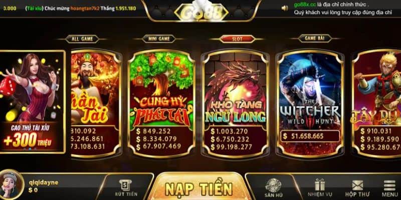 Trải nghiệm phút giây kịch tính tại game Slot