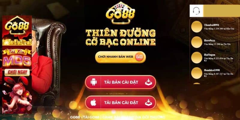 Tìm hiểu về cổng game bài Go88 hot nhất hiện nay