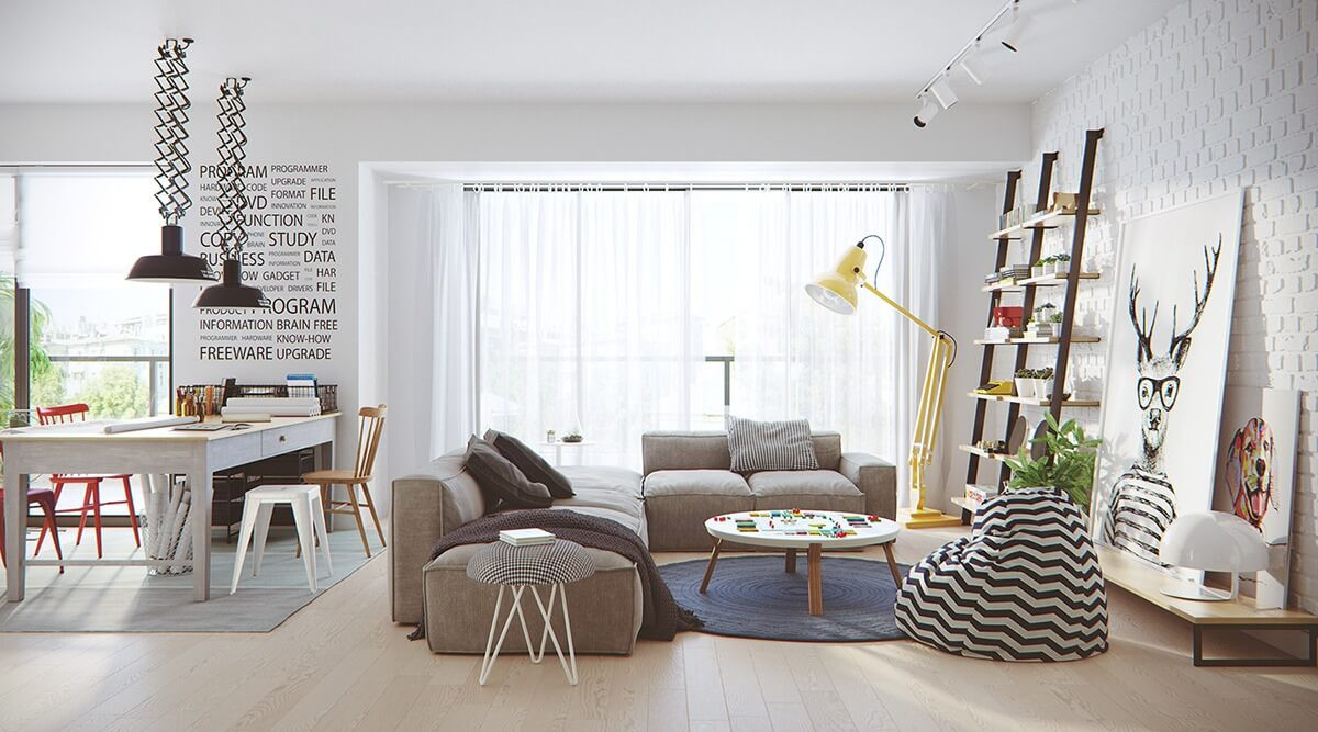 Thiết kế nhà phố m.okking39 Scandinavian