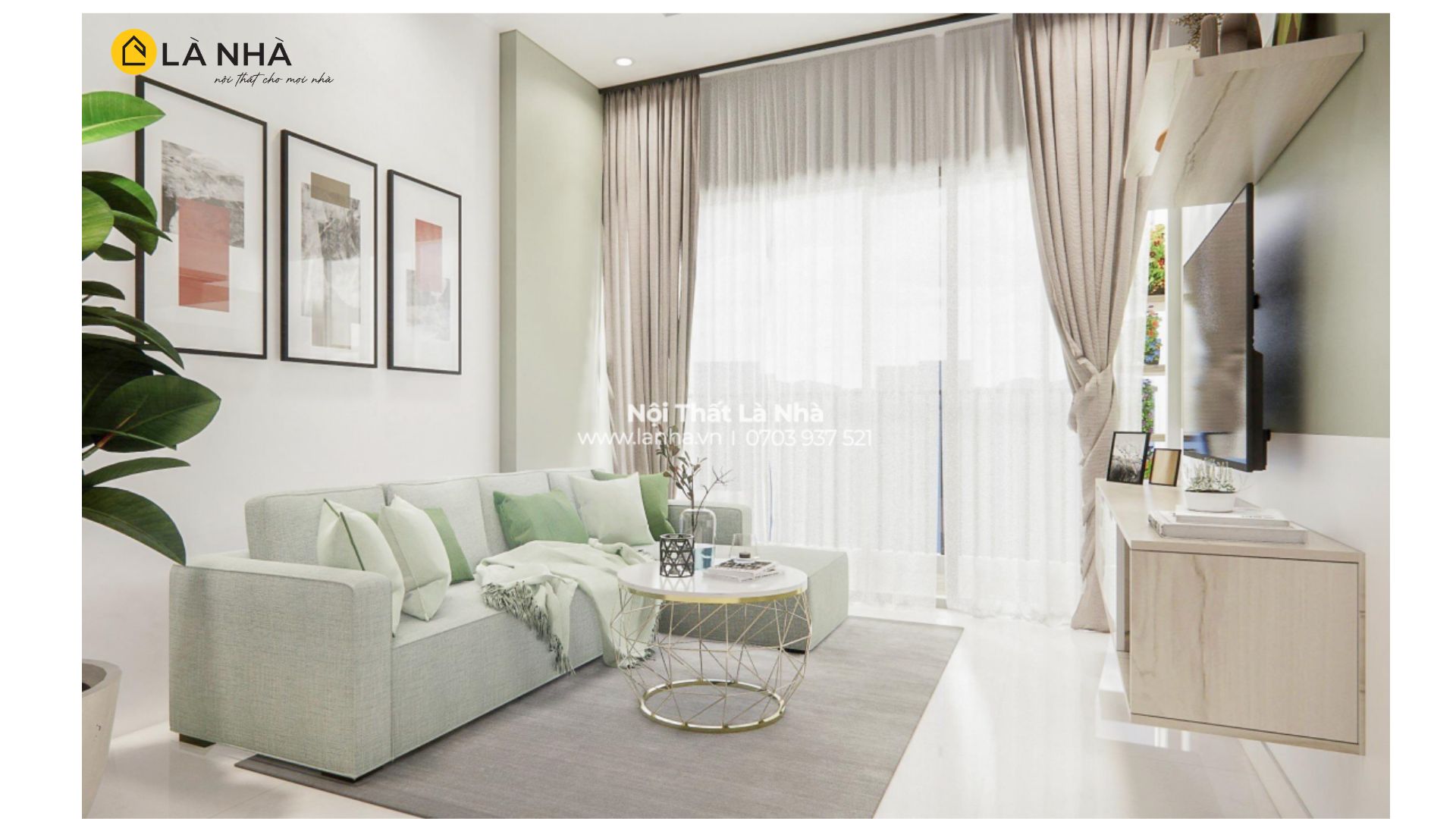 phòng khách sang trọng hiện đại