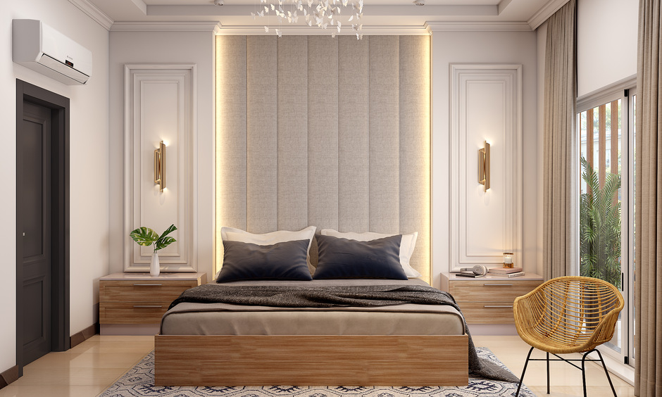 Thiết kế okking 12m2 kết hợp đèn led (Nguồn: Sưu tầm)