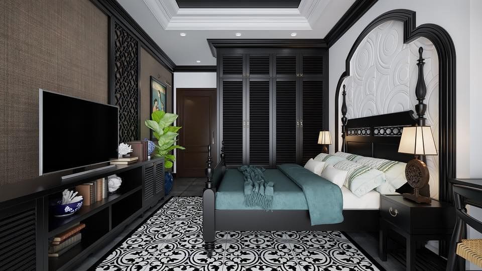 okking.con m.okking39 Indochine có gạch lát sàn họa tiết