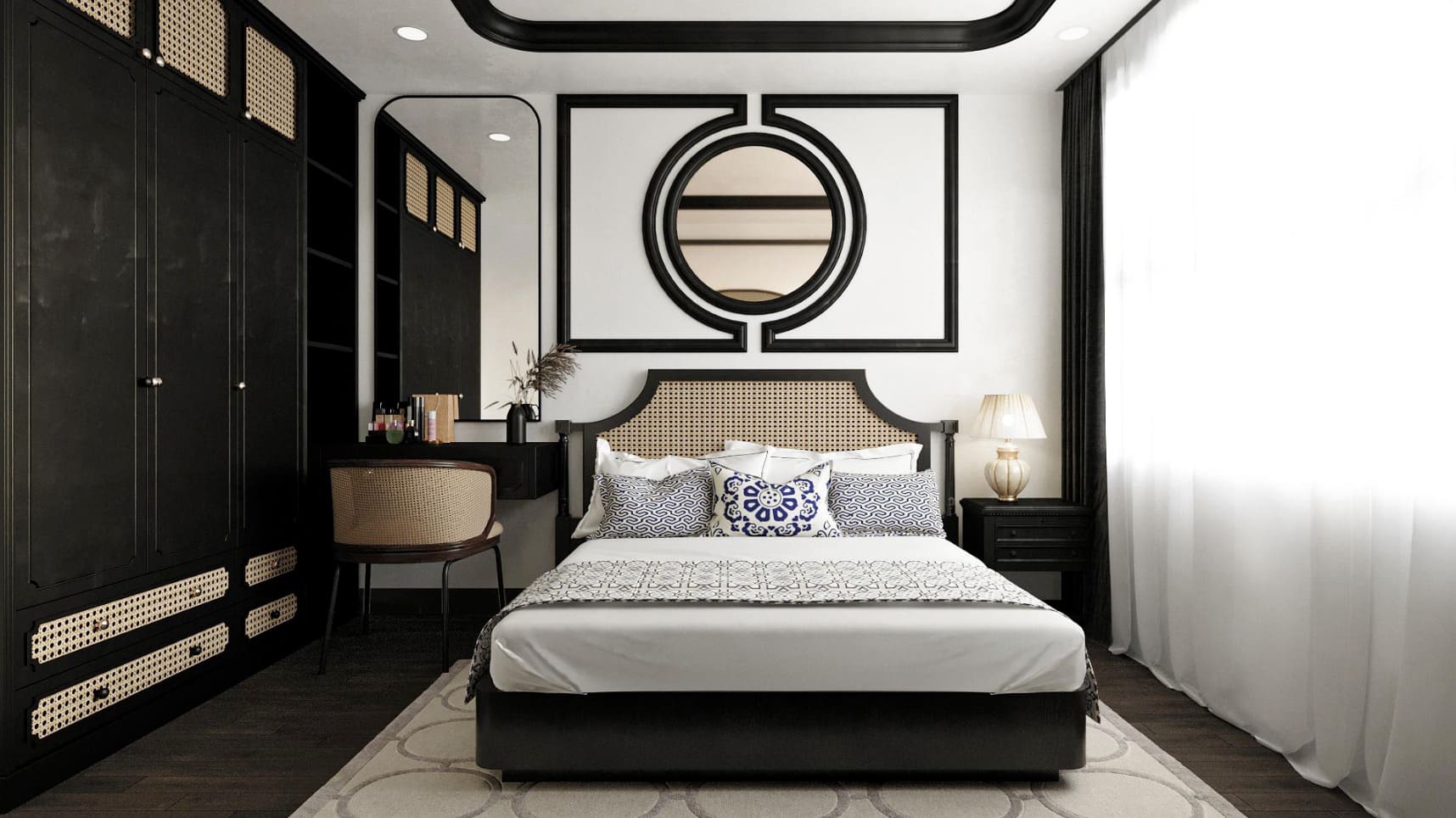okking.con m.okking39 Indochine sử dụng đồ nội thất gỗ