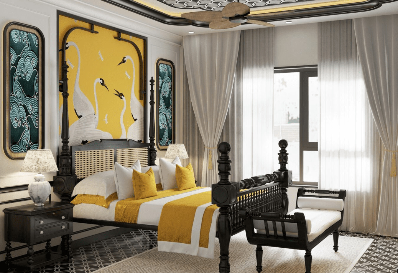 Họa tiết trong m.okking39 Indochine
