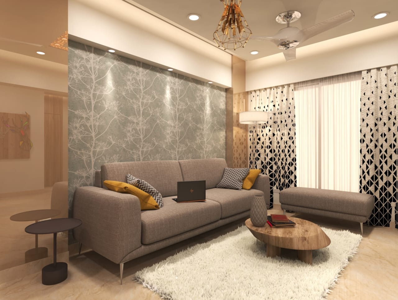 Mẫu phòng khách đơn giản tiết kiệm chi phí