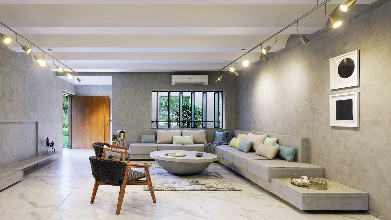 Mẫu nội thất phòng khách của nhà cấp 4 3 okking