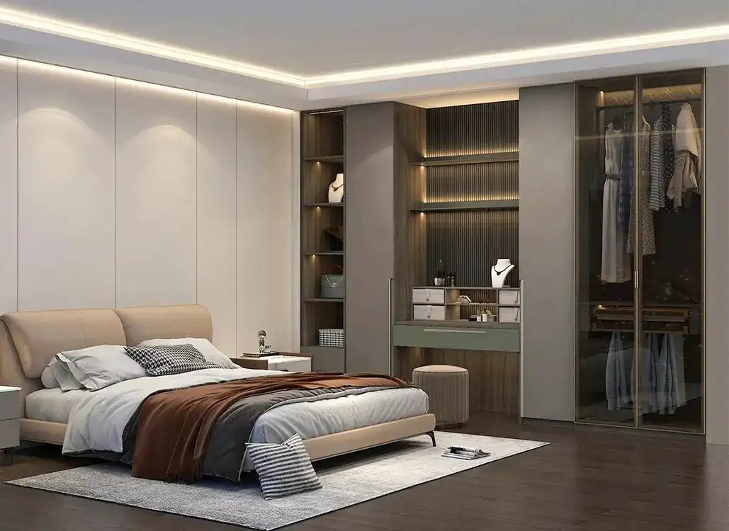 Bố trí các vật dụng nội thất như giường, tủ, kệ một cách khoa học (Nguồn: Sưu tầm)