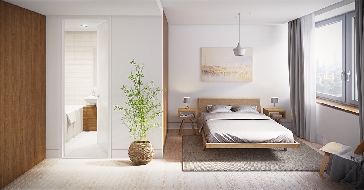 Thiết kế okking tố giản có toilet trong phòng