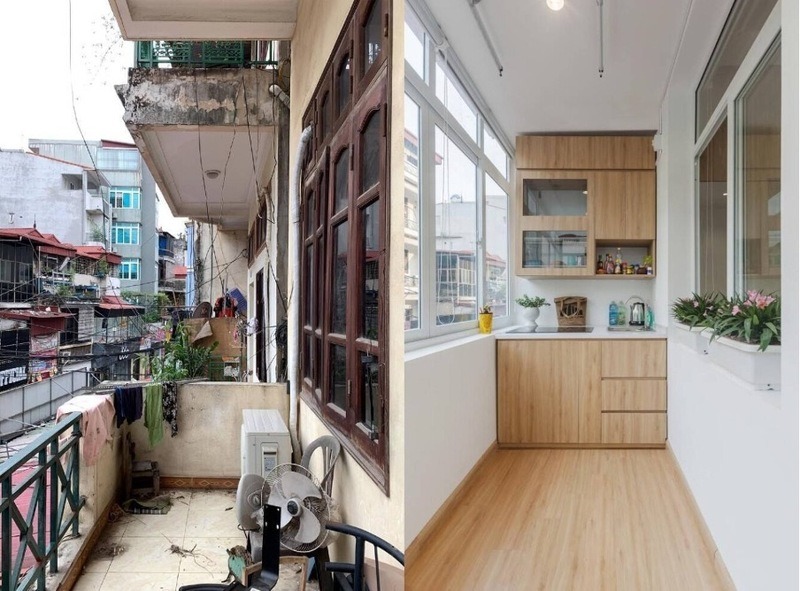 Ngôi nhà sử dụng lâu năm dẫn đến xuống cấp xập xệ
