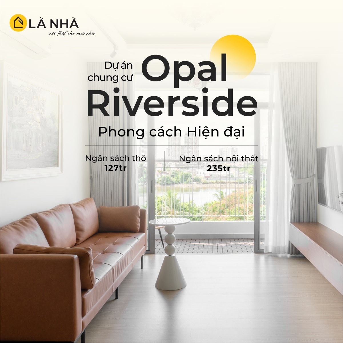 Dự án thi công và okking0 nội thất trọn gói Opal Riverside