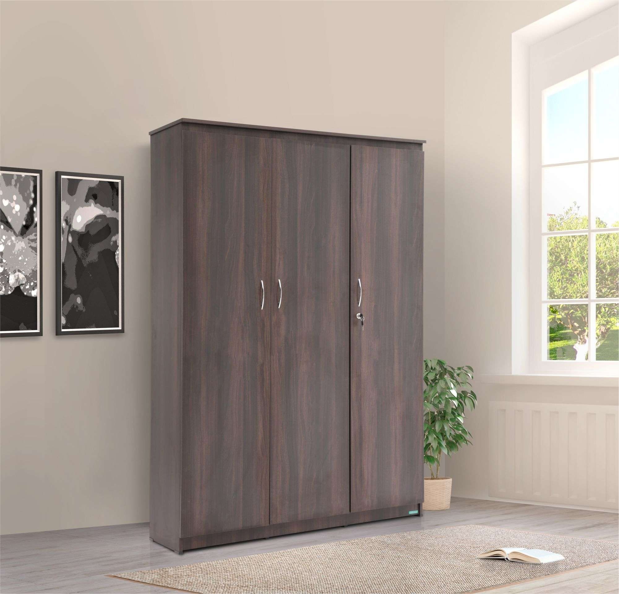 Mẫu tủ quần áo 3 cánh mở đẹp