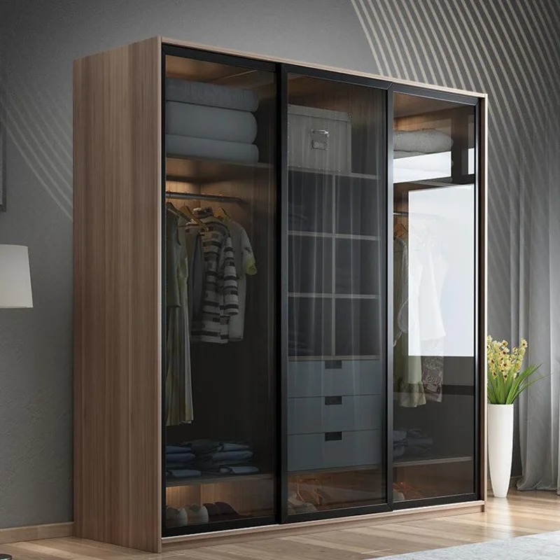 Thiết kế mẫu tủ cánh kính cửa trượt tối ưu okking.con