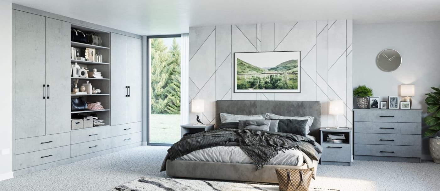 Mẫu okking0 tủ quần áo âm tường tiện dụng