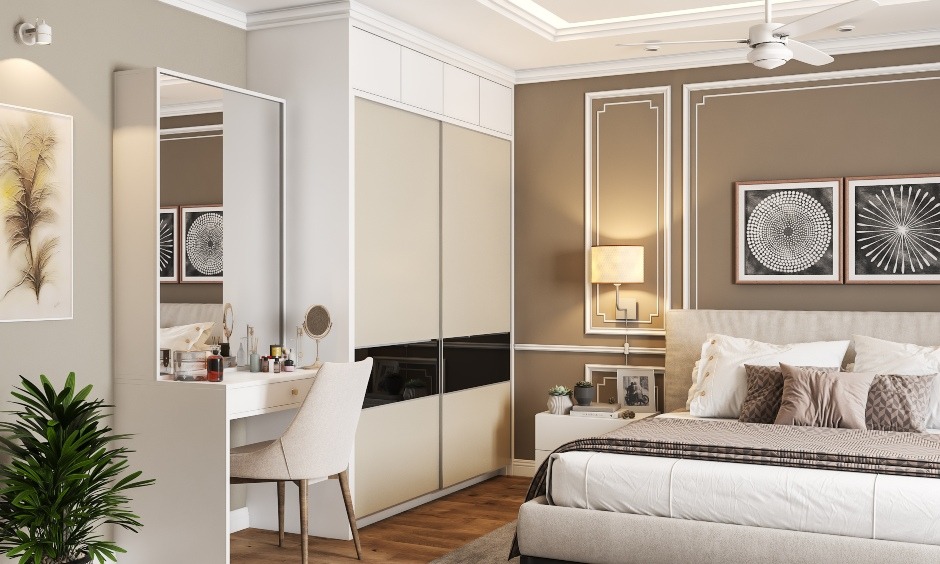 Mẫu tủ quần áo nhỏ 2 cánh đơn giản tiện nghi
