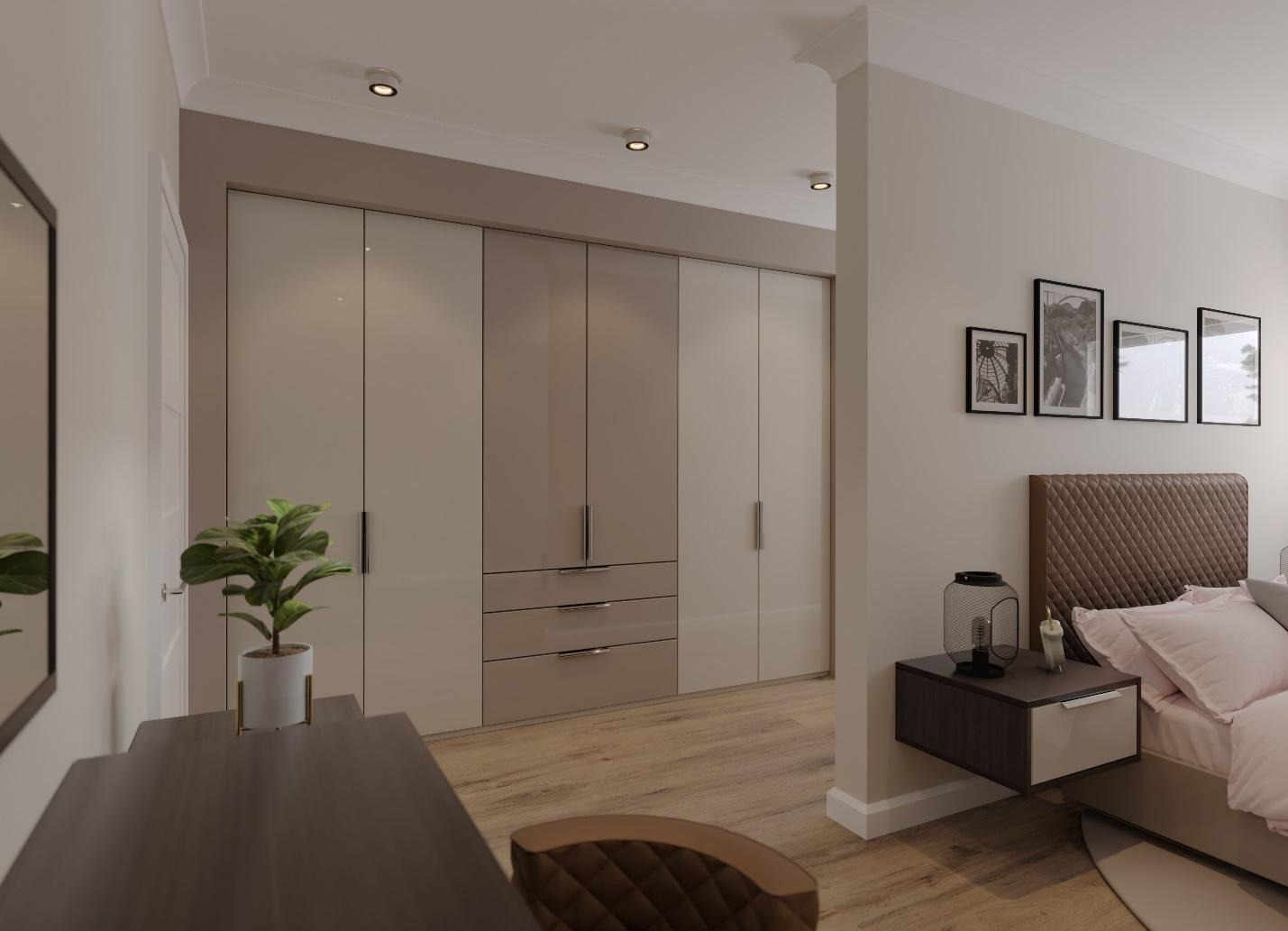 Cần xác định kích thước của thiết tủ quần áo đa năng phù hợp với diện tích phòng