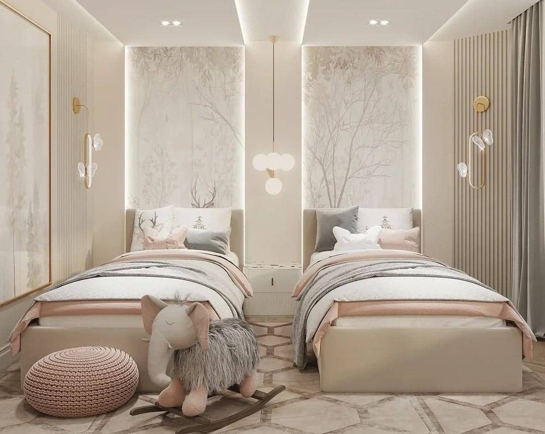 okking.con màu nhẹ nhàng cho 2 chị em gái (Nguồn: Sưu tầm)