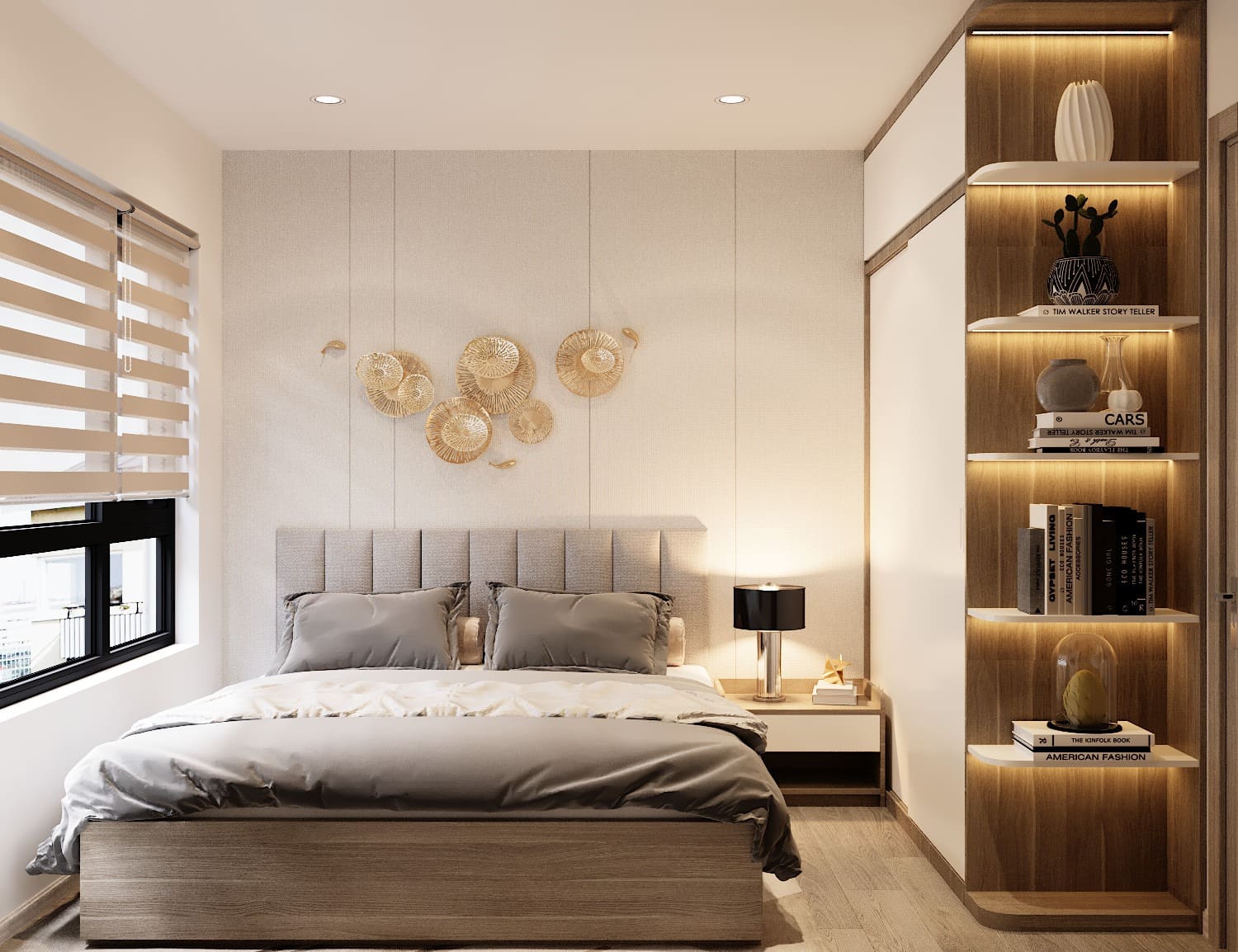 Mẫu okking0 okking m.okking39 hiện đại cùng hệ thống đèn điện đẹp mắt (Nguồn: Sưu tầm)