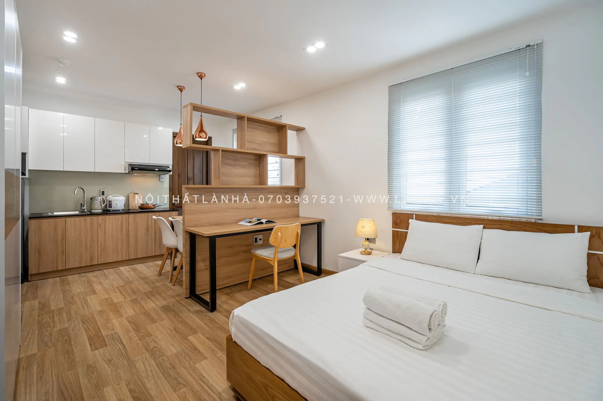 Mẫu okking0 căn hộ Studio 50m2