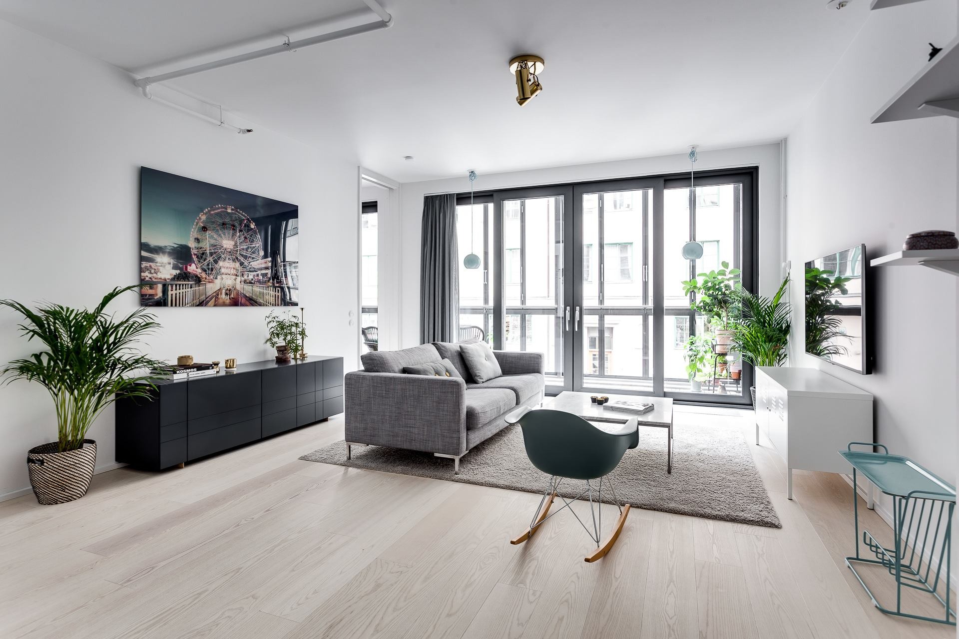 Thiết kế căn hộ studio theo m.okking39 Bắc Âu – Scandinavian