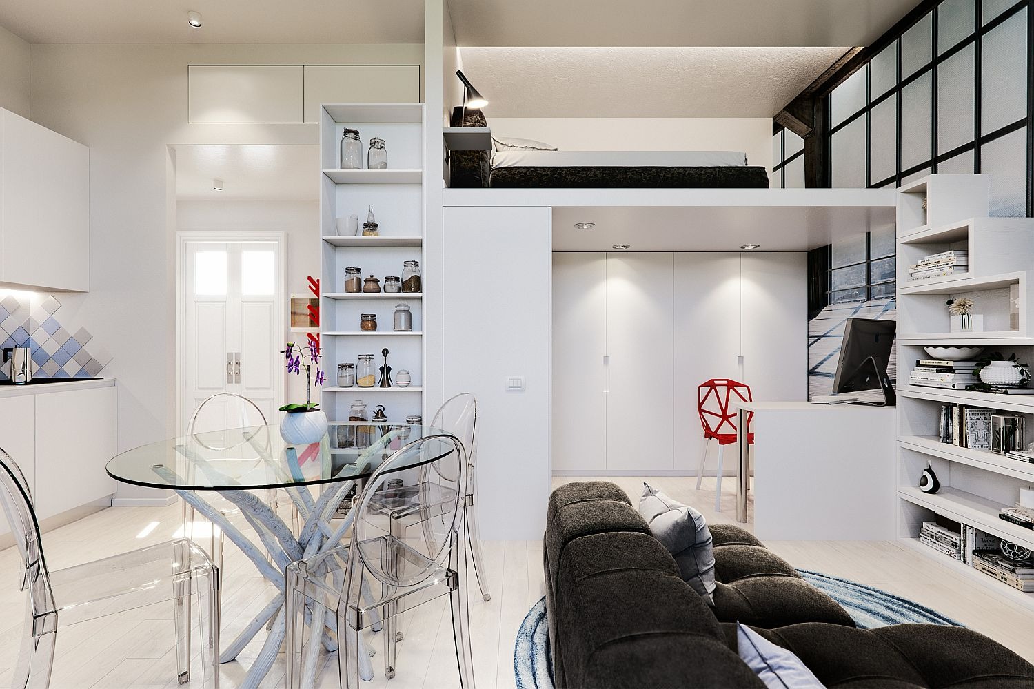Mẫu okking0 căn hộ Studio 25m2