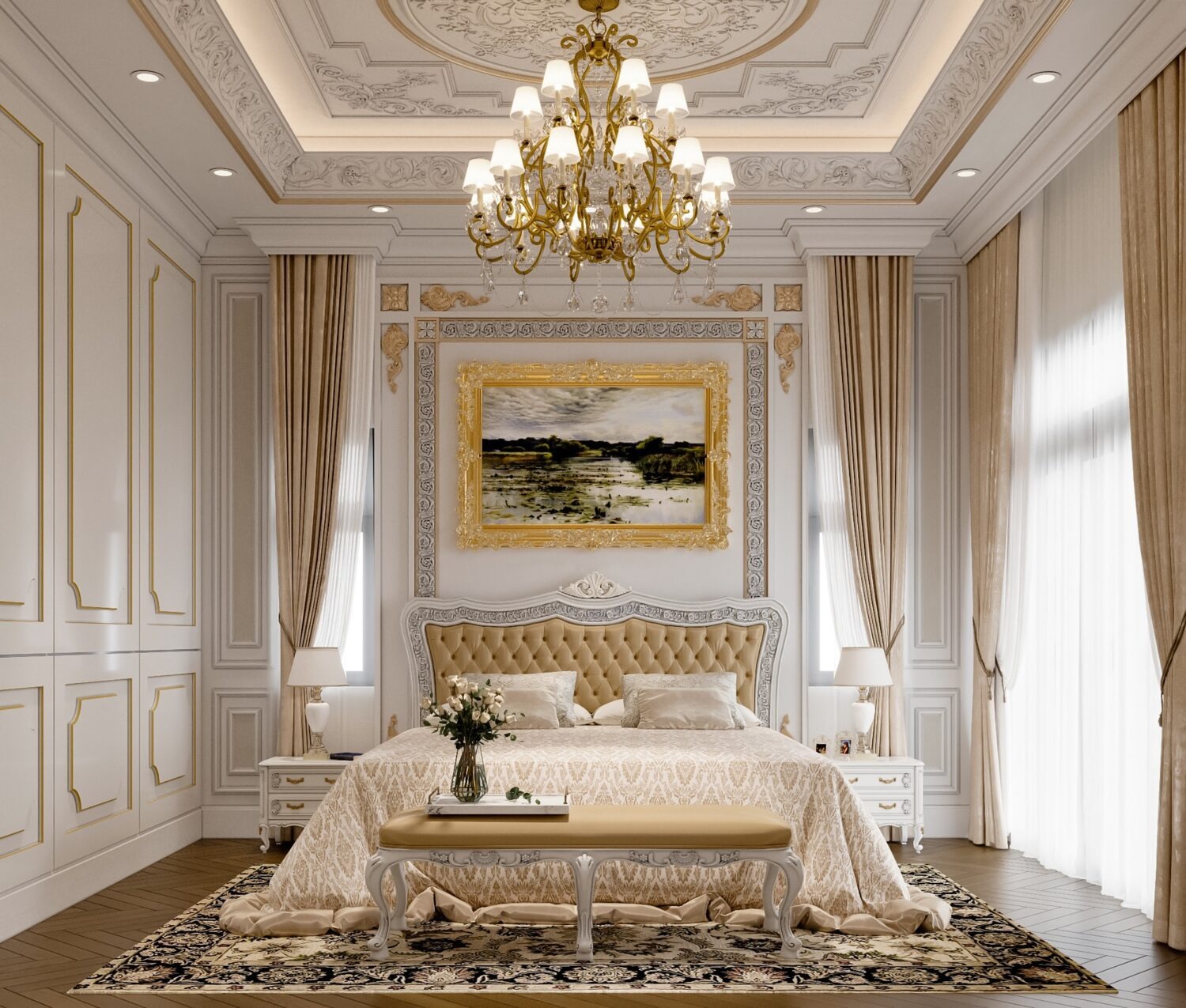 okking.con thường bố trí các cửa sổ lớn để tận dụng nguồn ánh sáng tự nhiên (Nguồn: Sưu tầm)