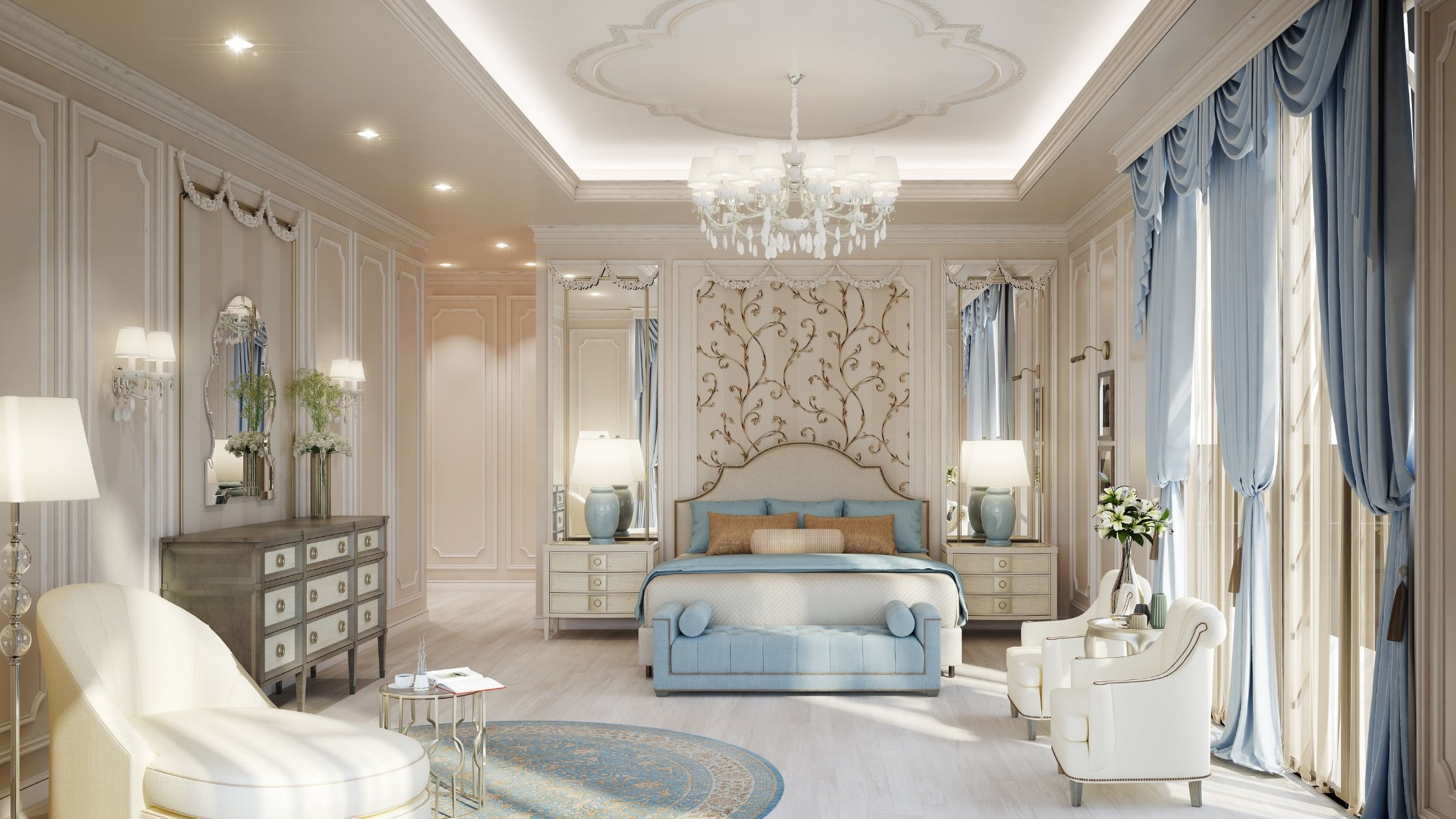 okking.con m.okking tân cổ điển cần lưu ý đến việc kết hợp màu sắc, đồ nội thất để tạo ra okking.con sống tinh tế, sang trọng (Nguồn: Sưu tầm)