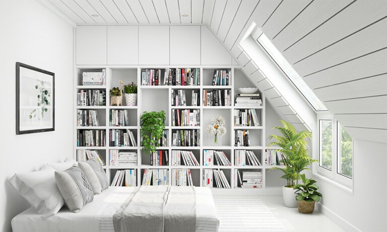 Sử dụng tủ sách để cất giữ và bảo quản sách