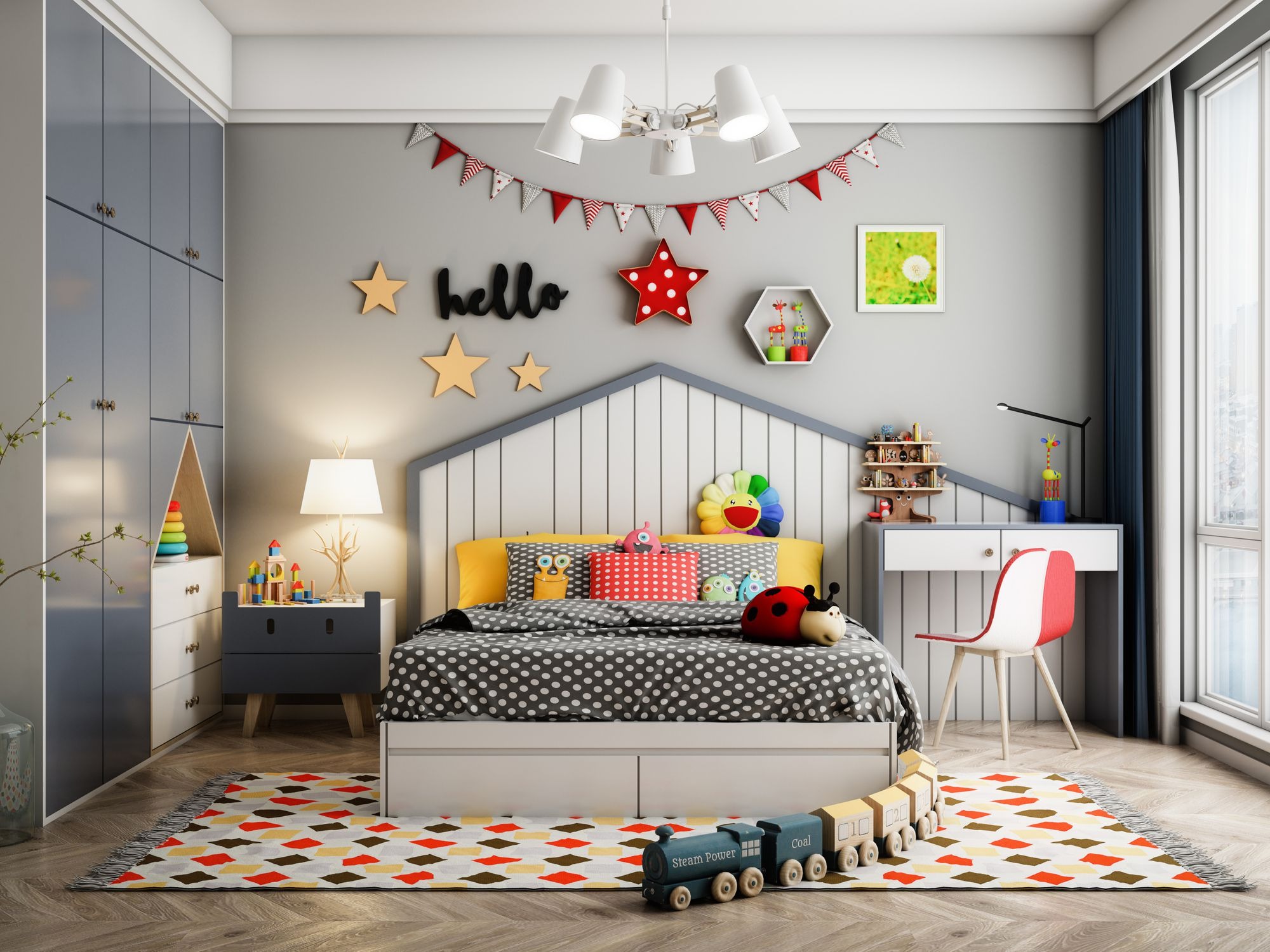 Cách trang trí okking trẻ em với nhiều chi tiết ngộ nghĩnh