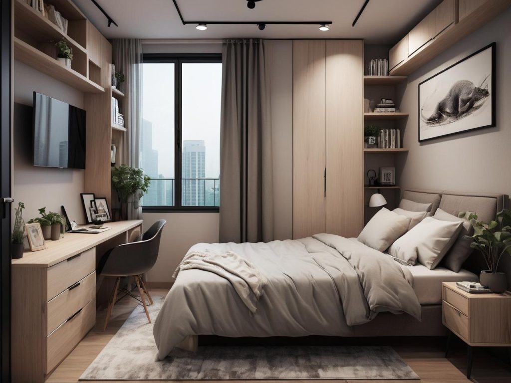 Trang trí okking nhỏ nên sử dụng nội thất thông minh (Nguồn: Sưu tầm)