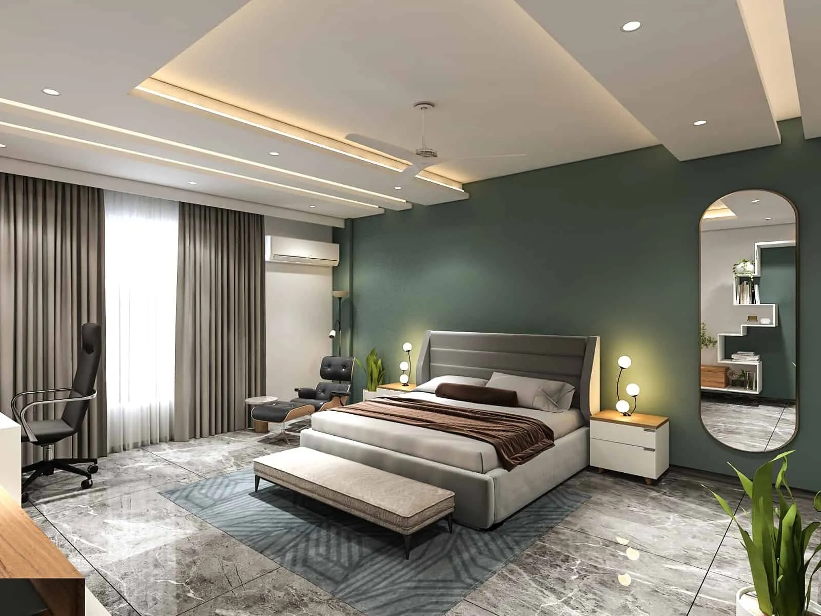 Mẫu okking kết hợp gương tiện lợi