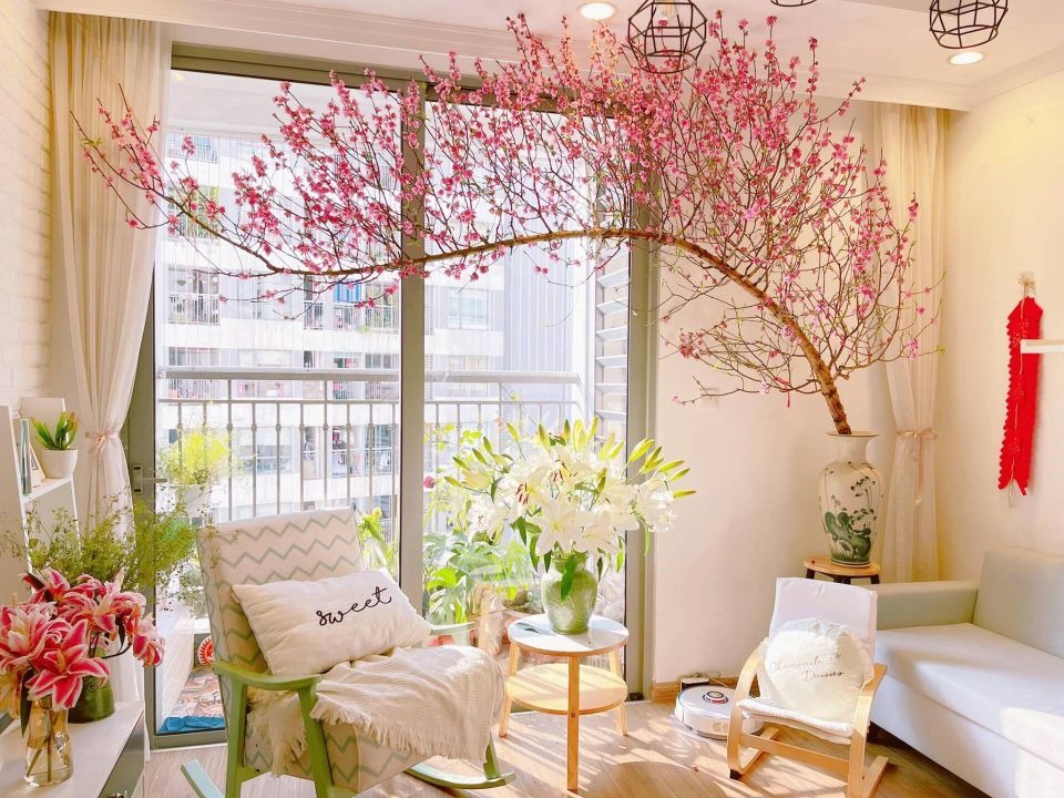 trang trí nội thất nhà ngày tết